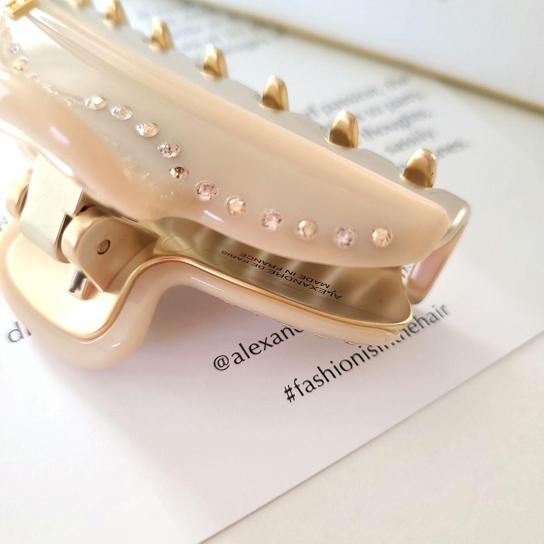 【2色クリスタル】アレクサンドルドゥパリ◇ヴァンドームクリップM