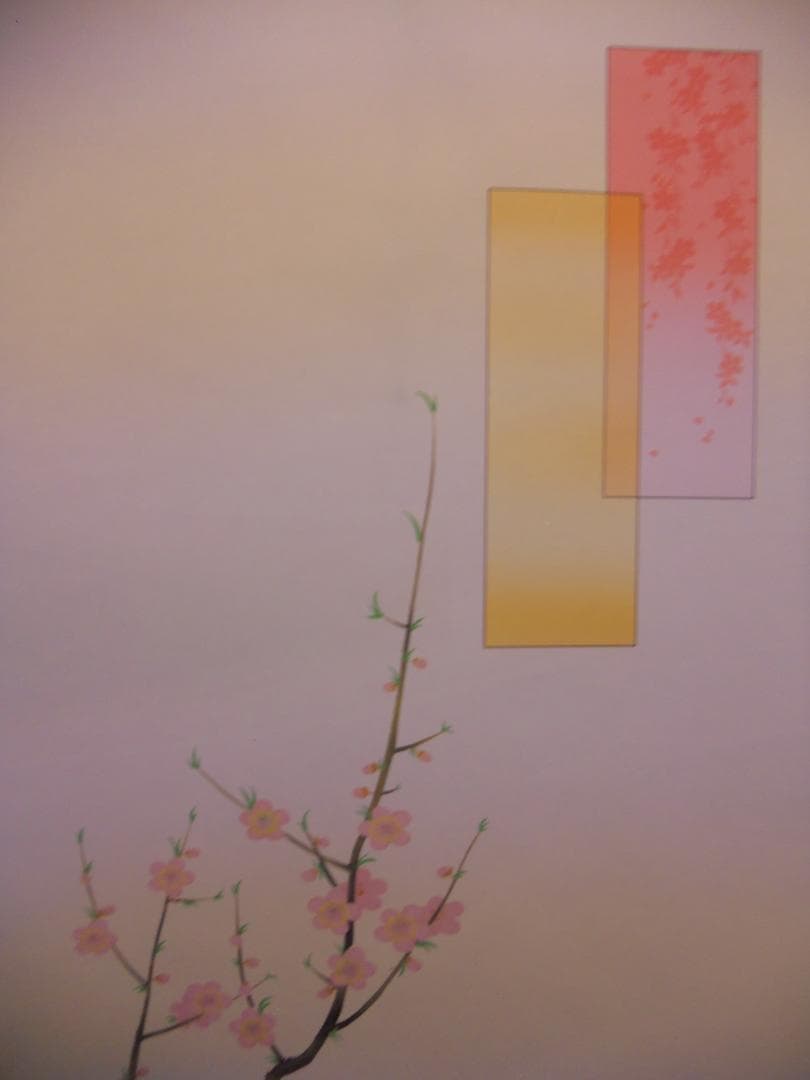 掛け軸 長江桂舟 立雛 絹本 希少 軸装 茶道具 掛軸 美品 です。