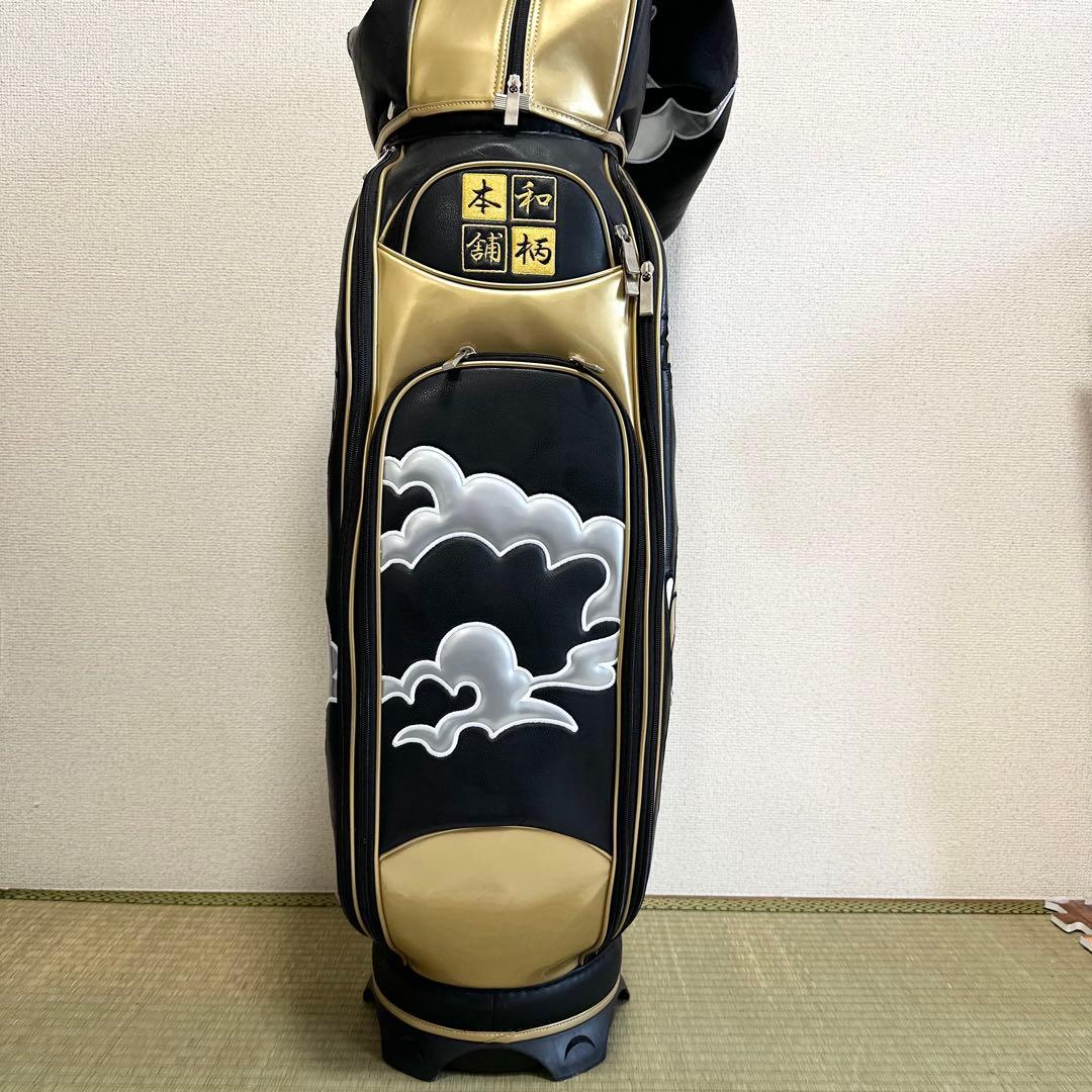 激レア 和柄本舗×二木ゴルフ 龍デザイン キャディバッグ 9.0型 限定モデル