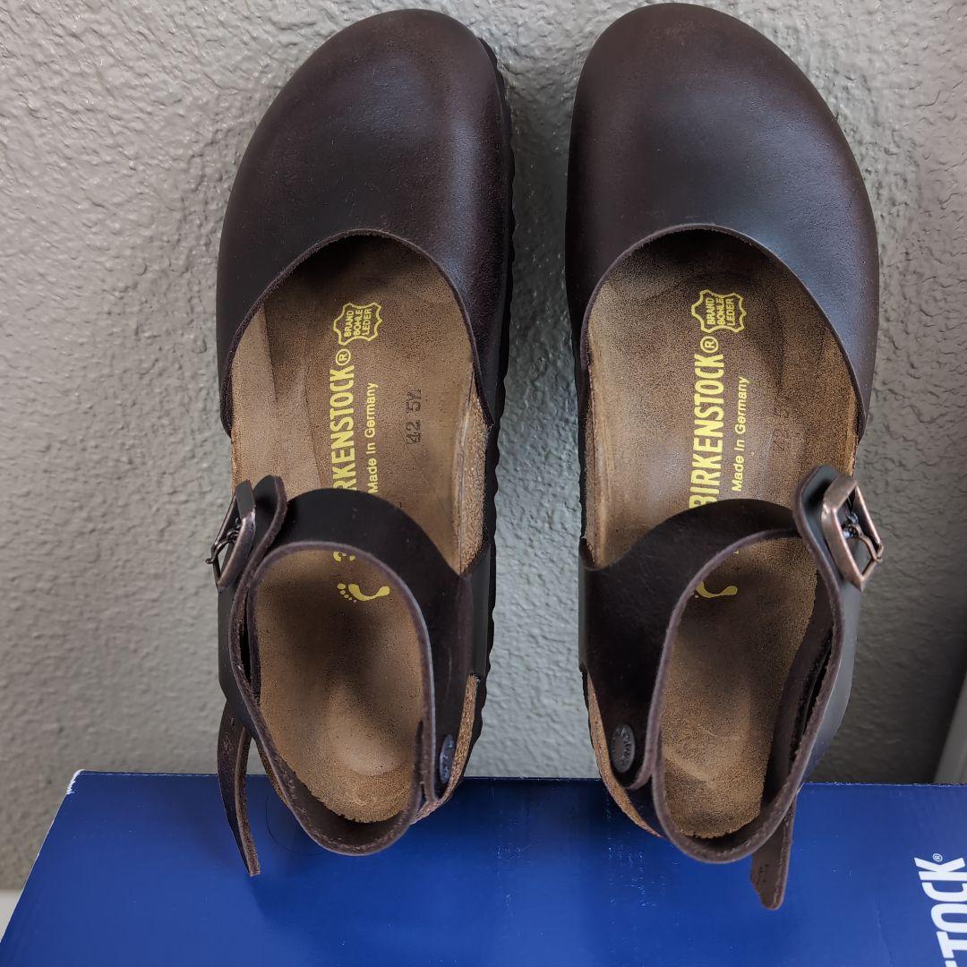 BIRKENSTOCK ブラウン サボ・クロッグサンダル 39