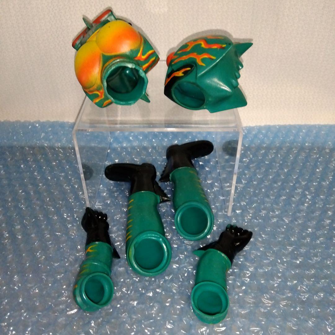 旧バンダイ　仮面ライダーアマゾン　スタンダードソフビ　当時物　マルサンブルマァク