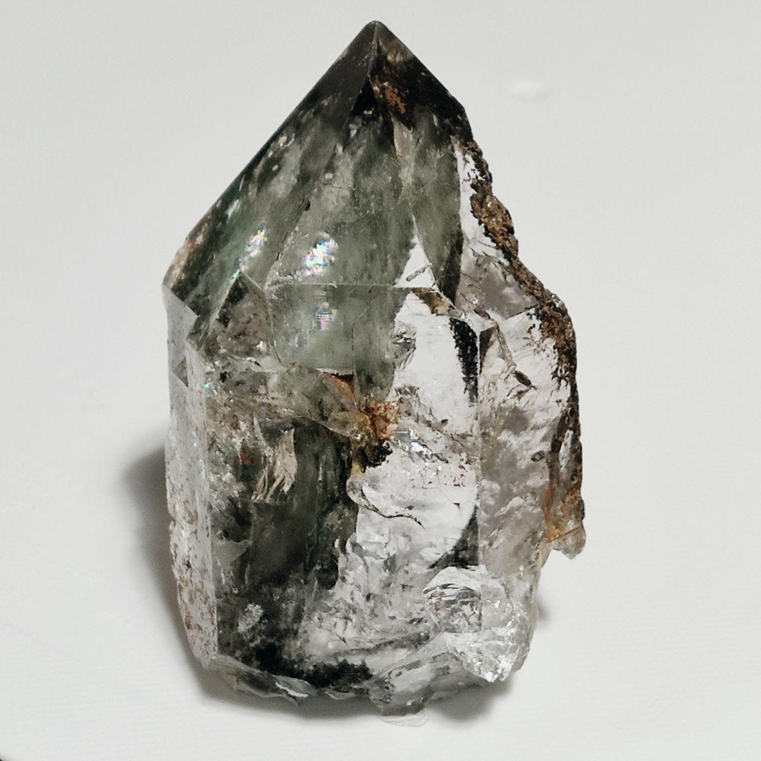 パワーストーン　天然石　ガーデンクリスタル　レインボー入り　196g　No117