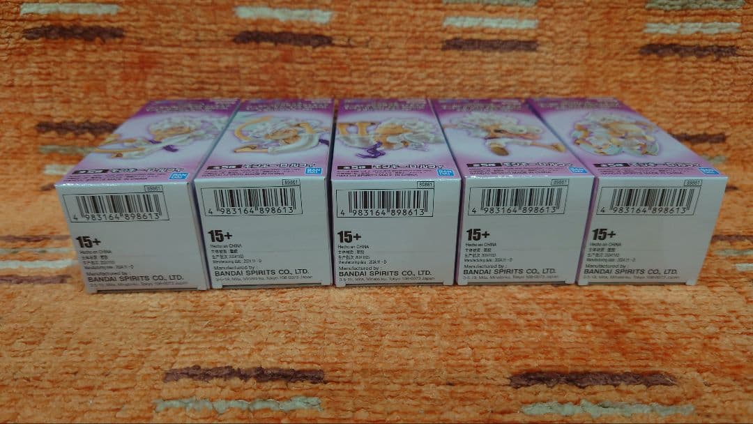 ワンピース ワーコレ ギア5 ニカ メタリック 5点セット 海外正規品