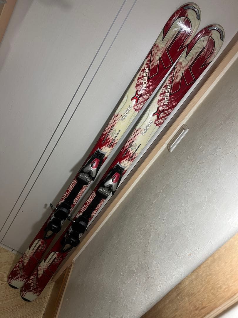 初中級オールラウンドスキー！k2 apache 163cm MARKER ビン