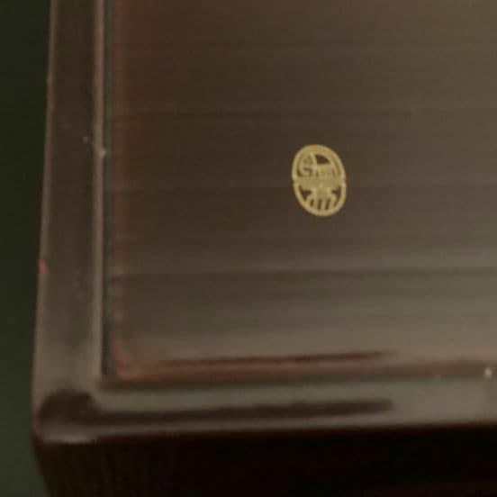 象彦漆器 四方盆　菓子器 四角形 濃い赤色