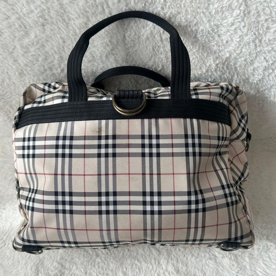 希少✨バーバリー ノバチェック ハンドバッグ 3way仕様 A4収納可 軽量