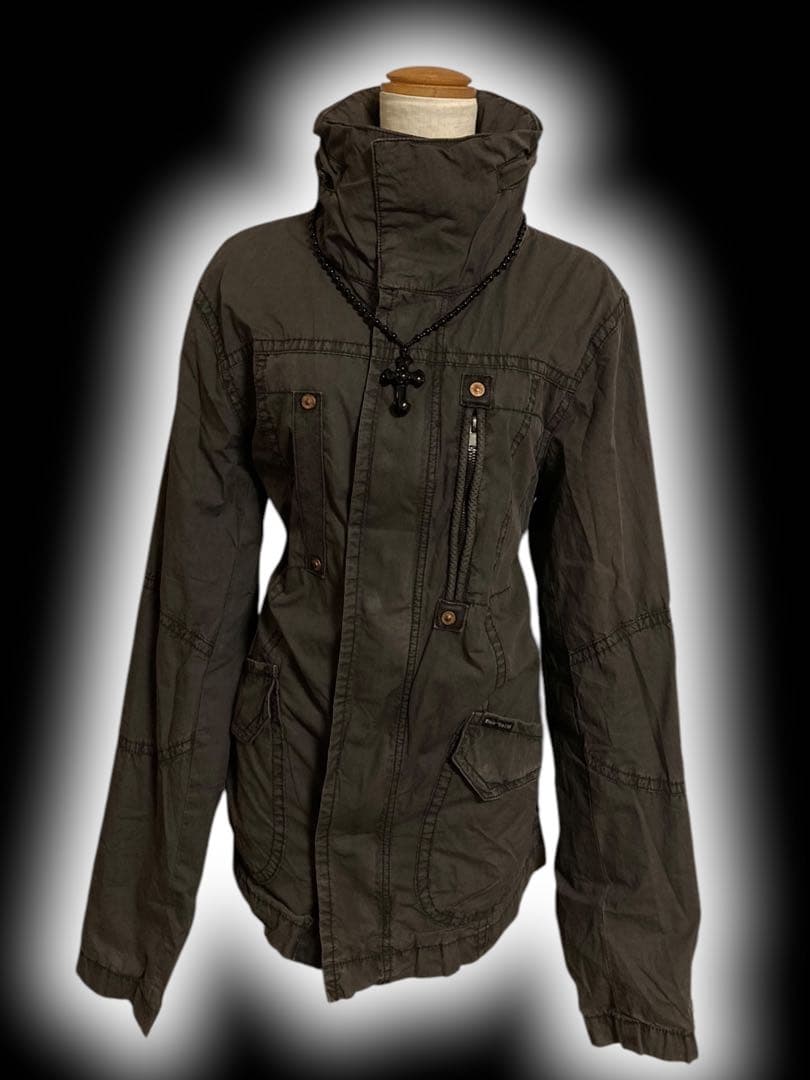 y2k00s当時物黒ミリタリーフェアリーグランジ古着NANAパンク平成ギャル