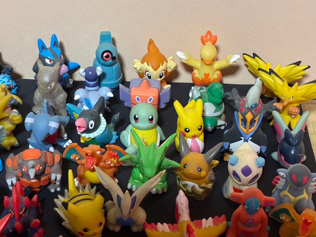 【値下げ】レトロ　希少　ポケモンキッズ 指人形　70体セット