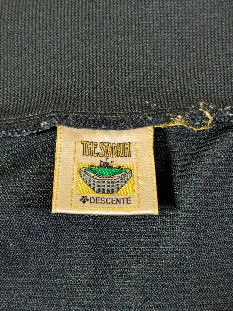 80s デサント 阪神タイガース　ジャージ トラックジャケット O ブラック 黒