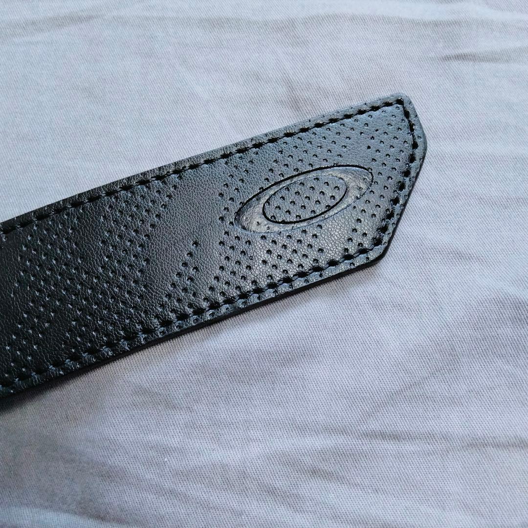 オークリー　ゴルフ　ベルト　ブラック　スカル