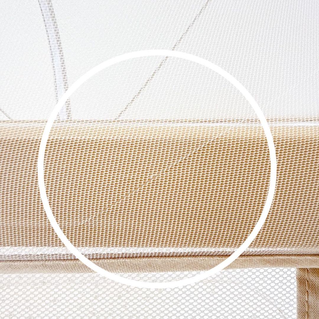 【美品】HZDMJ ベビーベッド　折りたたみ 添い寝 新生児用　コンパクト　蚊帳