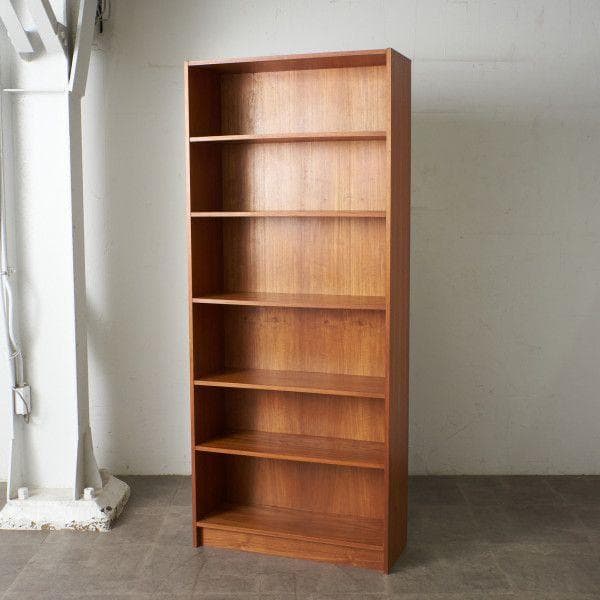 85675★イギリス ヴィンテージ ブックシェルフ チーク 本棚 ブックケース