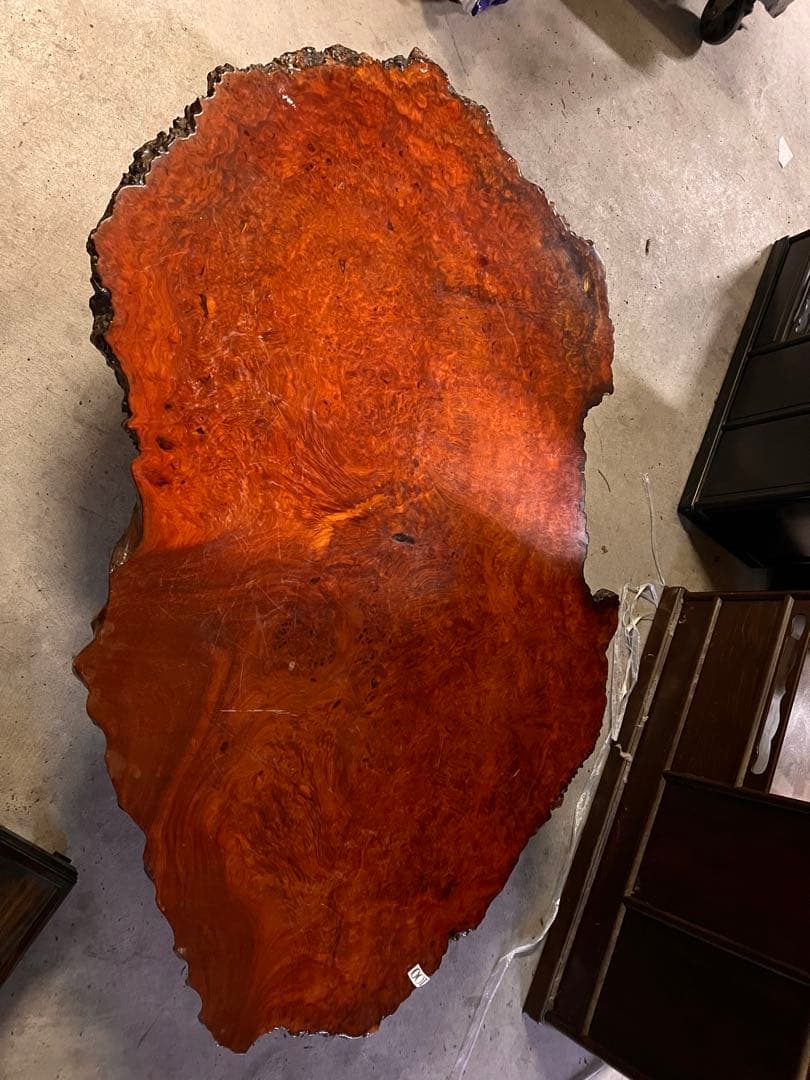 圧巻瘤杢！特大170cm 天然耳付 一枚板