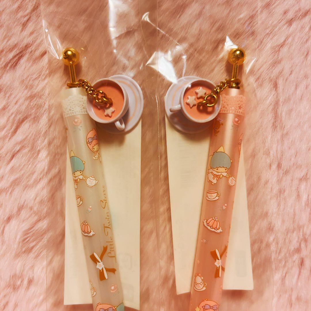 希少レア　リトルツインスターズ　ボールペン　シャープペン　ローズ　2009