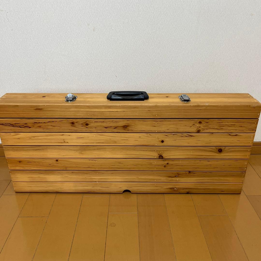 ピクニックテーブル 木製 ケース付き 折りたたみ