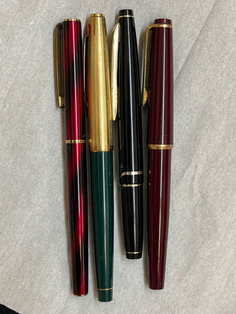 万年筆4本まとめ