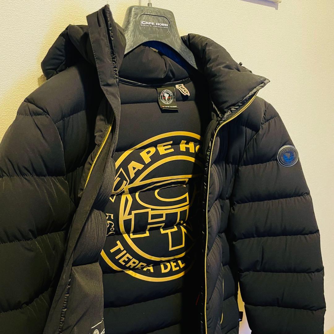 CAPE HORN ダウンジャケット ブラック メンズ