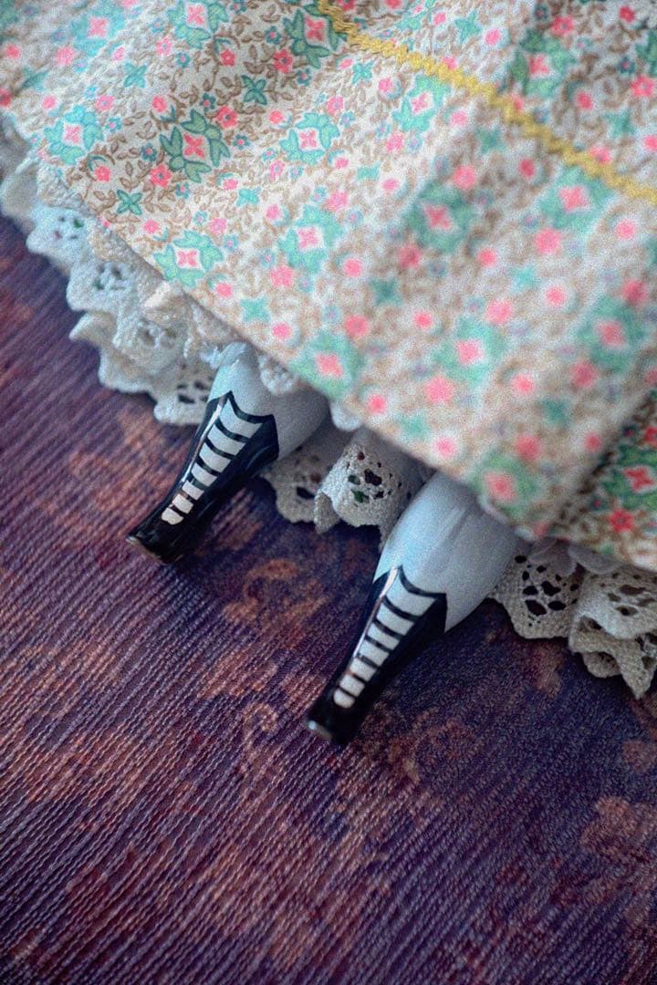 アンティーク チャイナヘッドドール ビスクドール ドイツ ブロカント