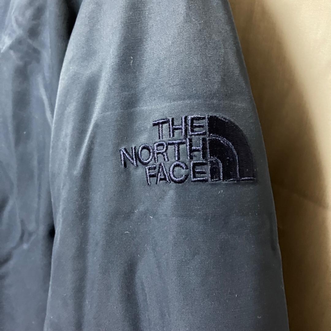 ノースフェイス ロングダウンコート ホワイトレーベル ネイビー