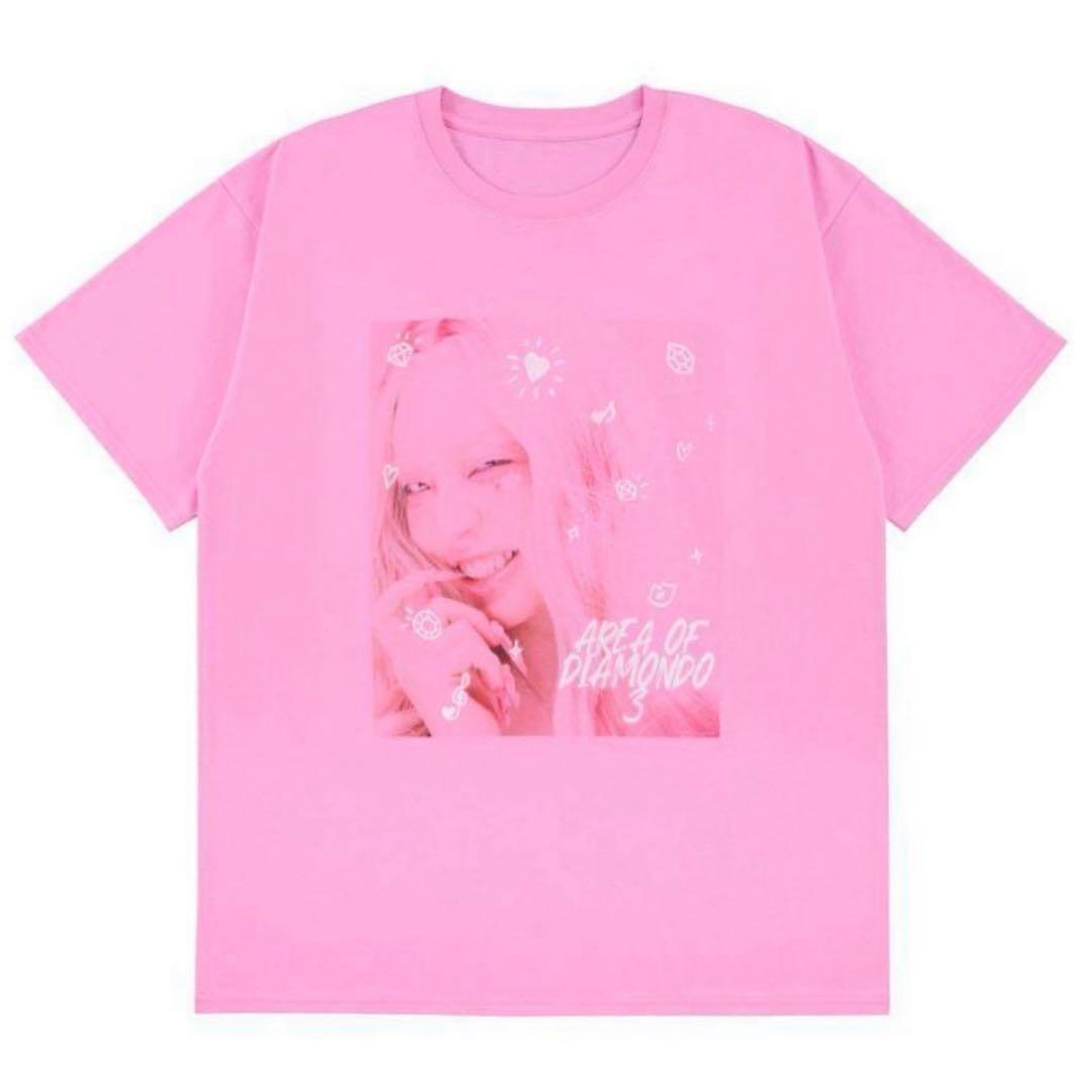 ちゃんみな AOD3 限定Tシャツ ピンク
