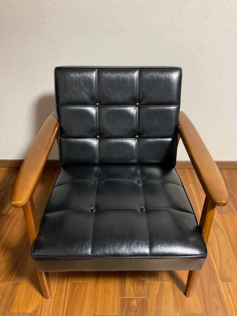 カリモク60 Kチェア1シーター オットマン スタンダードブラック