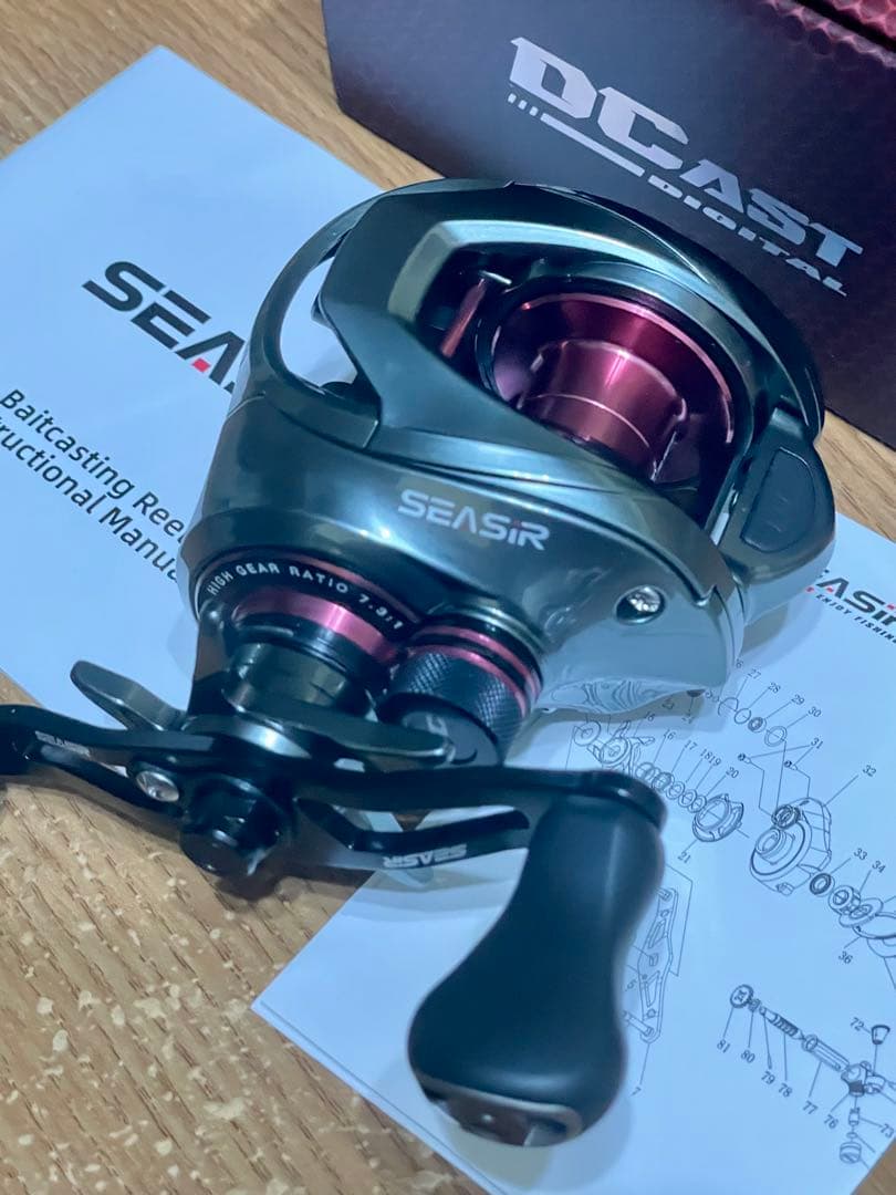 ⭐︎最新モデル⭐︎SEASIR DCast シーサー DCブレーキ搭載　左ハンドル