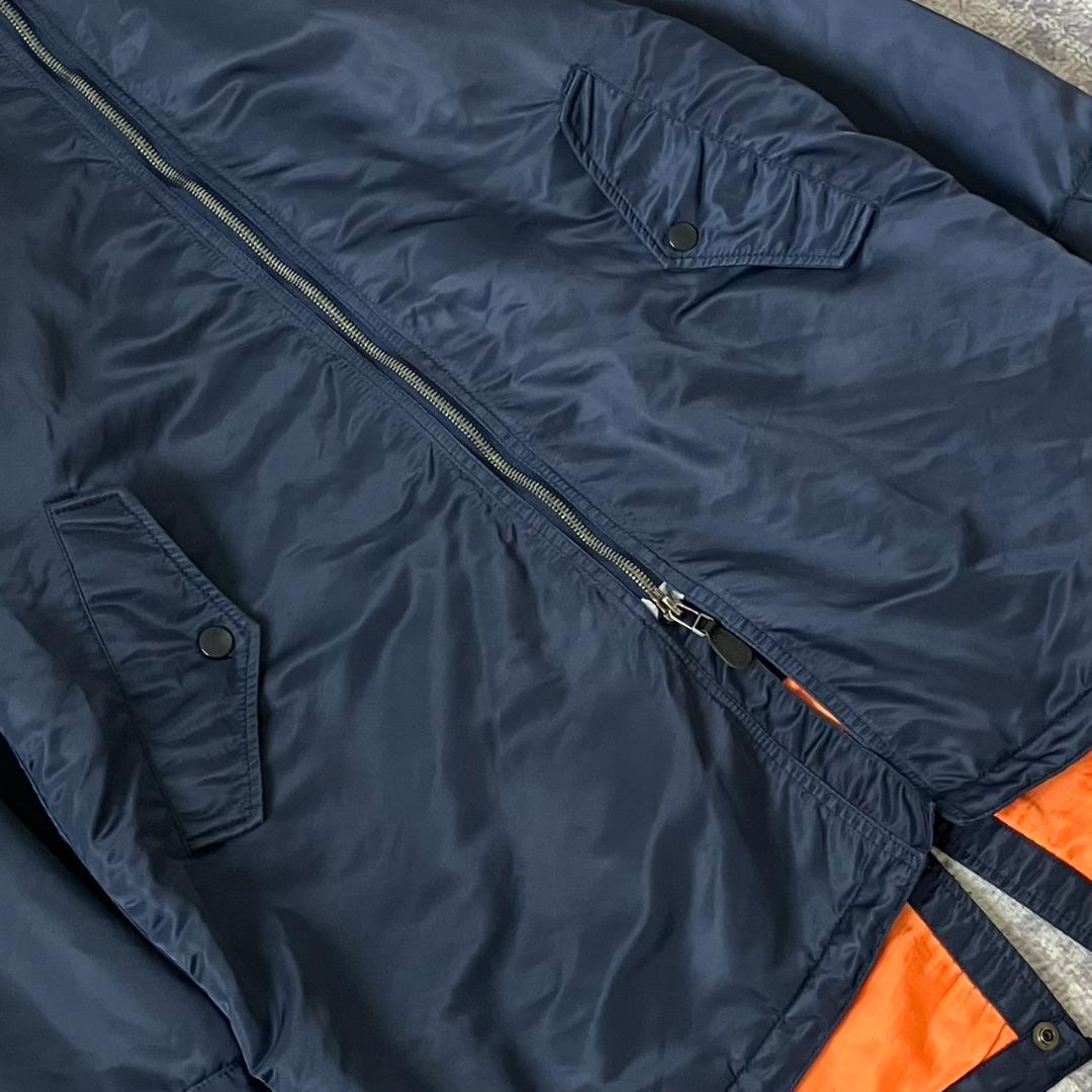 【美品】フレッドペリー モッズコート ファー取り外し可能 2WAY ネイビー M