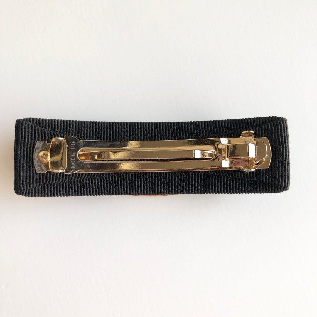 新品保管✨フェラガモ バレッタ ヴァラリボン ブラック ゴールド