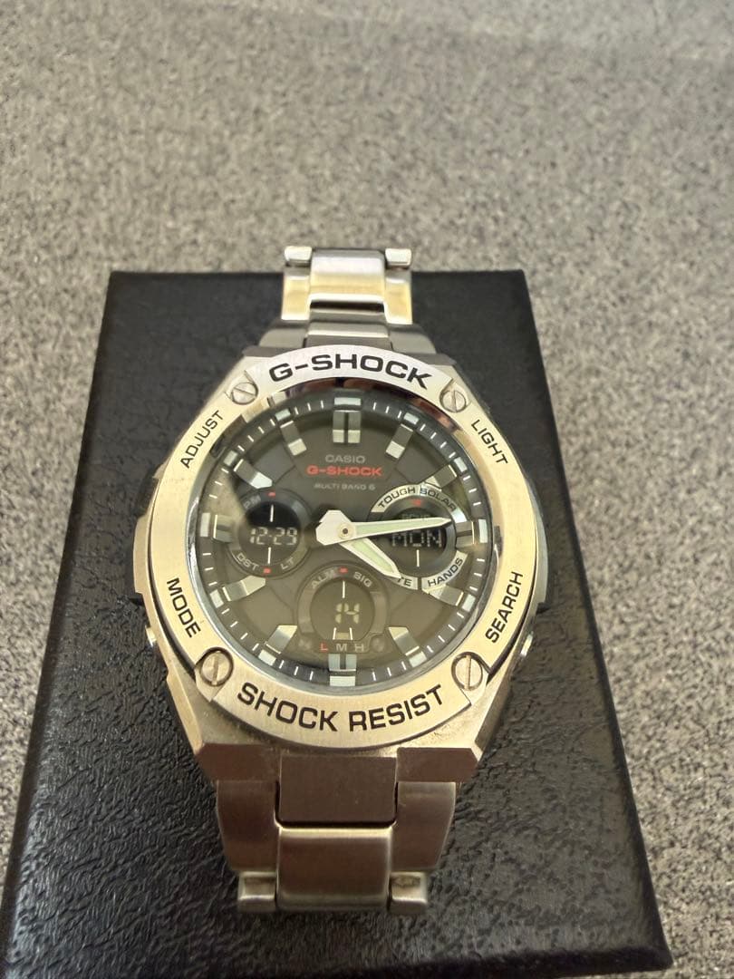 年末価格値下げ美品　G-SHOCK G-STEEL GST-W110D-1AJF