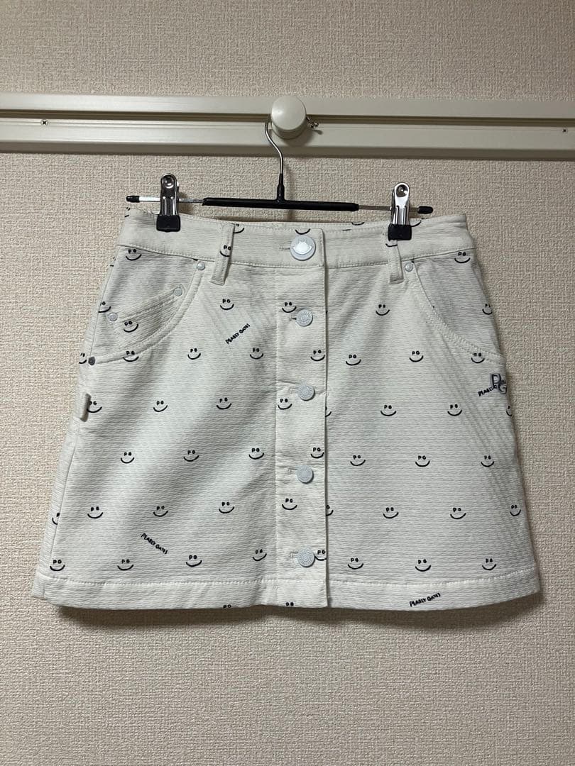 【美品】PEARLY GATES パーリーゲイツ フロントボタンスカート
