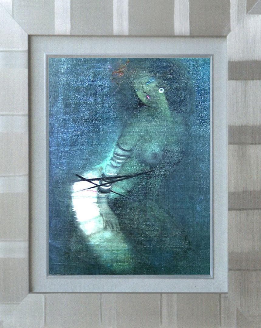 油絵 菅家令子 絵 絵画 インテリア F4-152023 人物 女性像