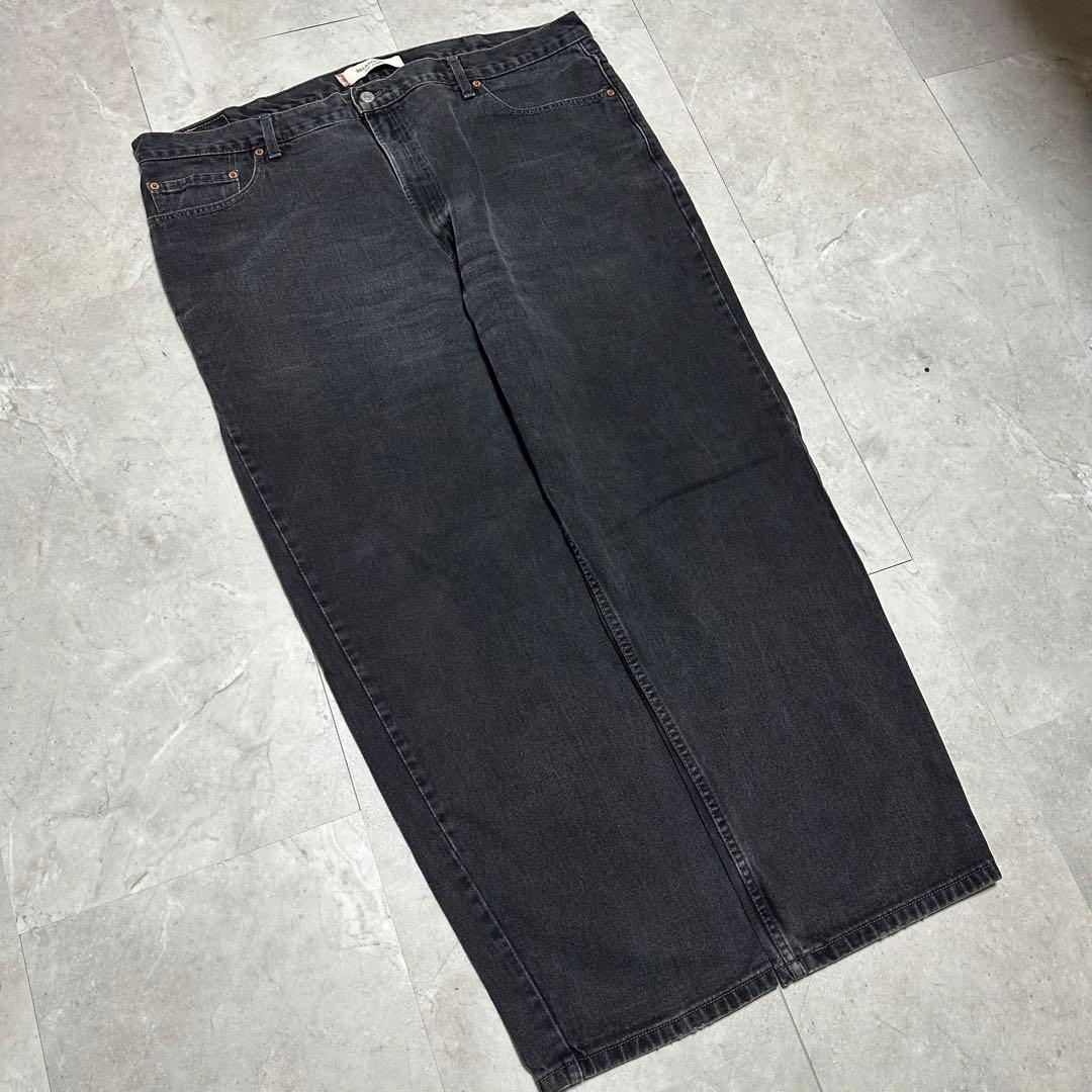Levi's 550 バギー　カナダ製　w44l30 ブラックデニム メンズ