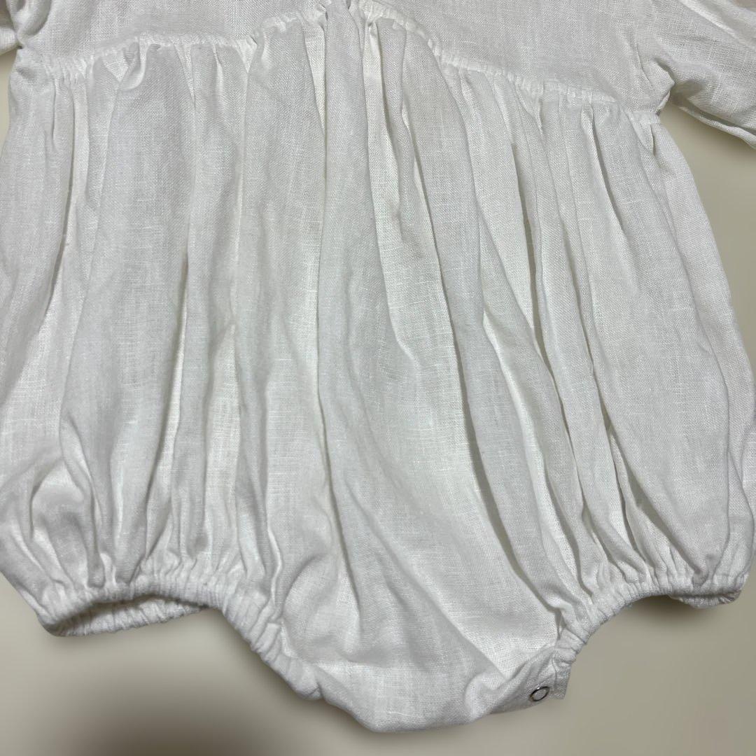marlow and mae ジアロンパース ホワイト 1y