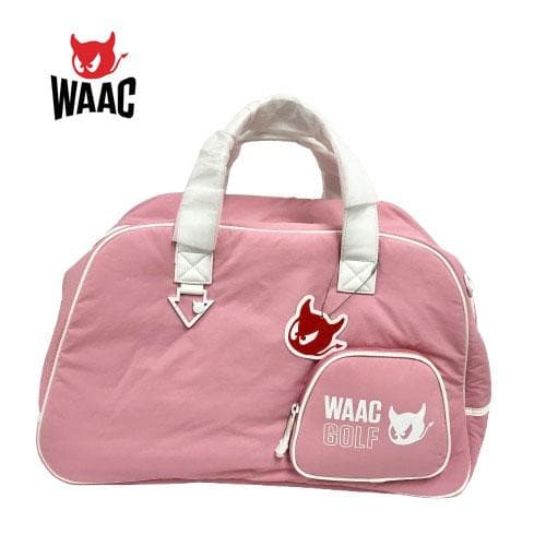 ○★訳有り新品未使用　WAAC (ワック)　中綿タフタボストンバッグ　ピンク
