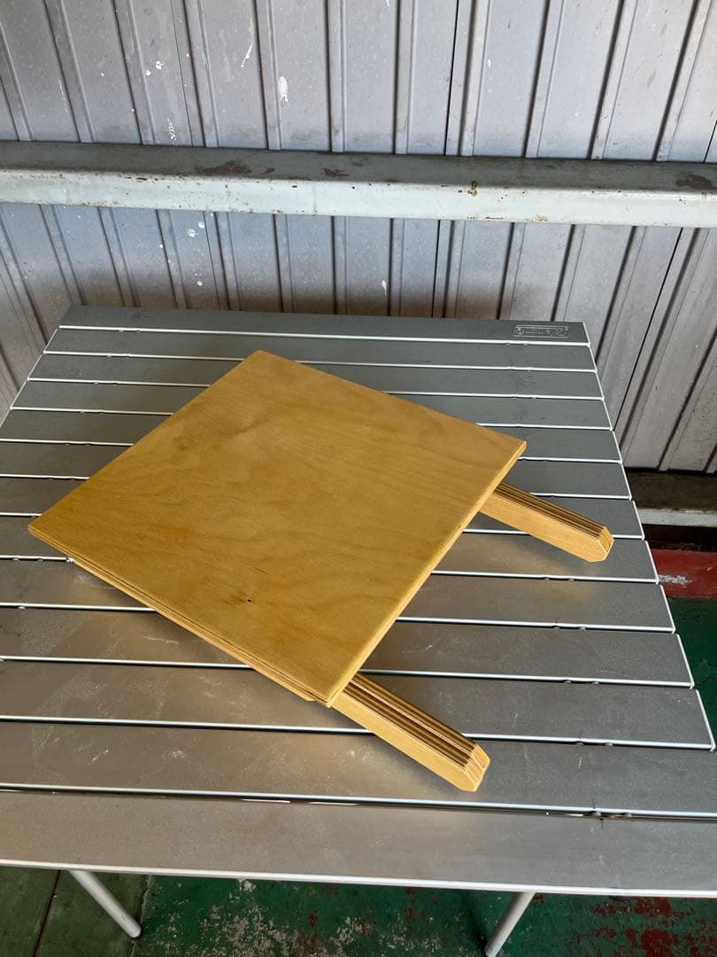 木製折りたたみ　サイドテーブル