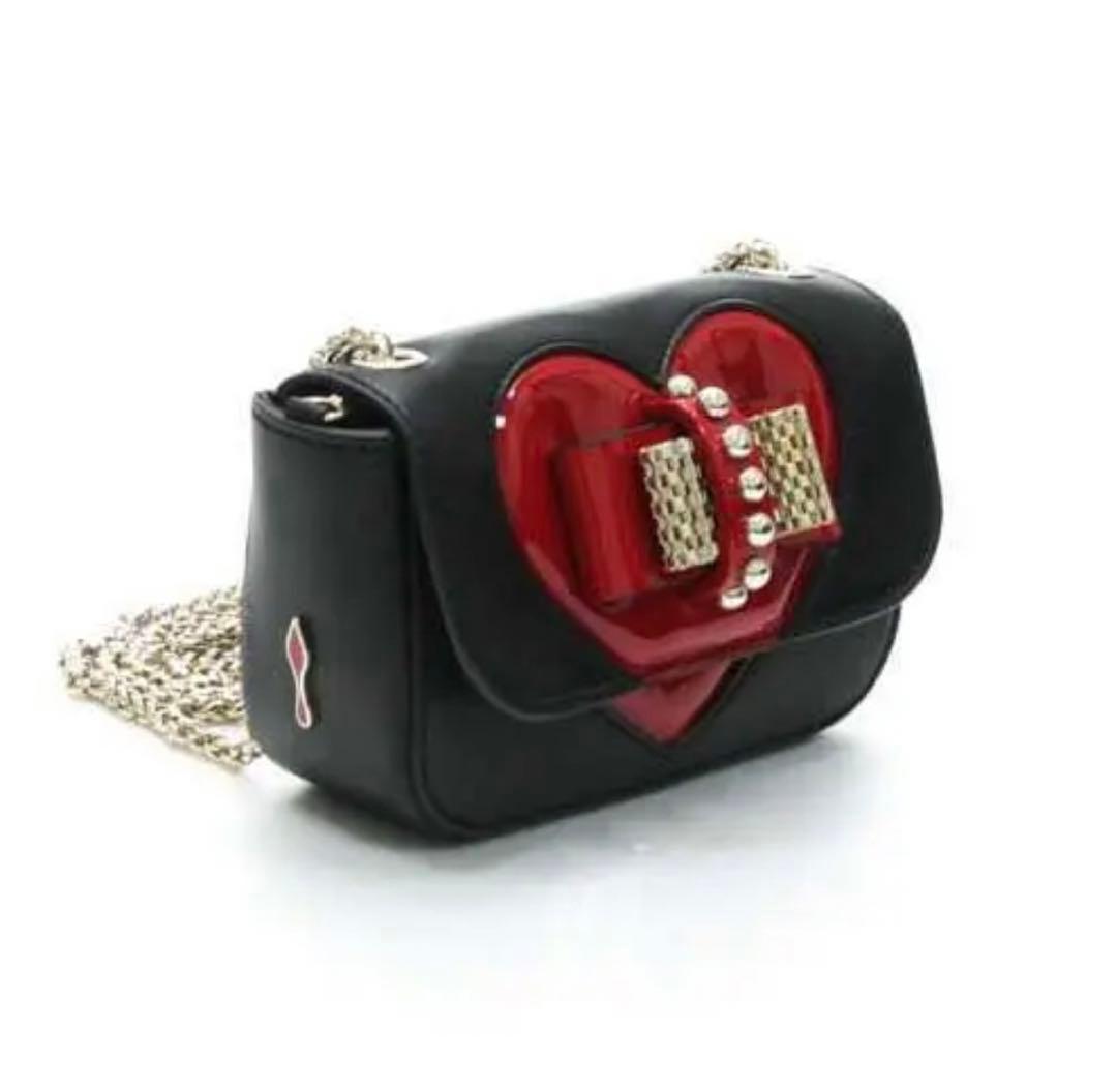 数量限定 美品 バレンタイン限定 人気 チェーンバッグ クリスチャン ルブタン