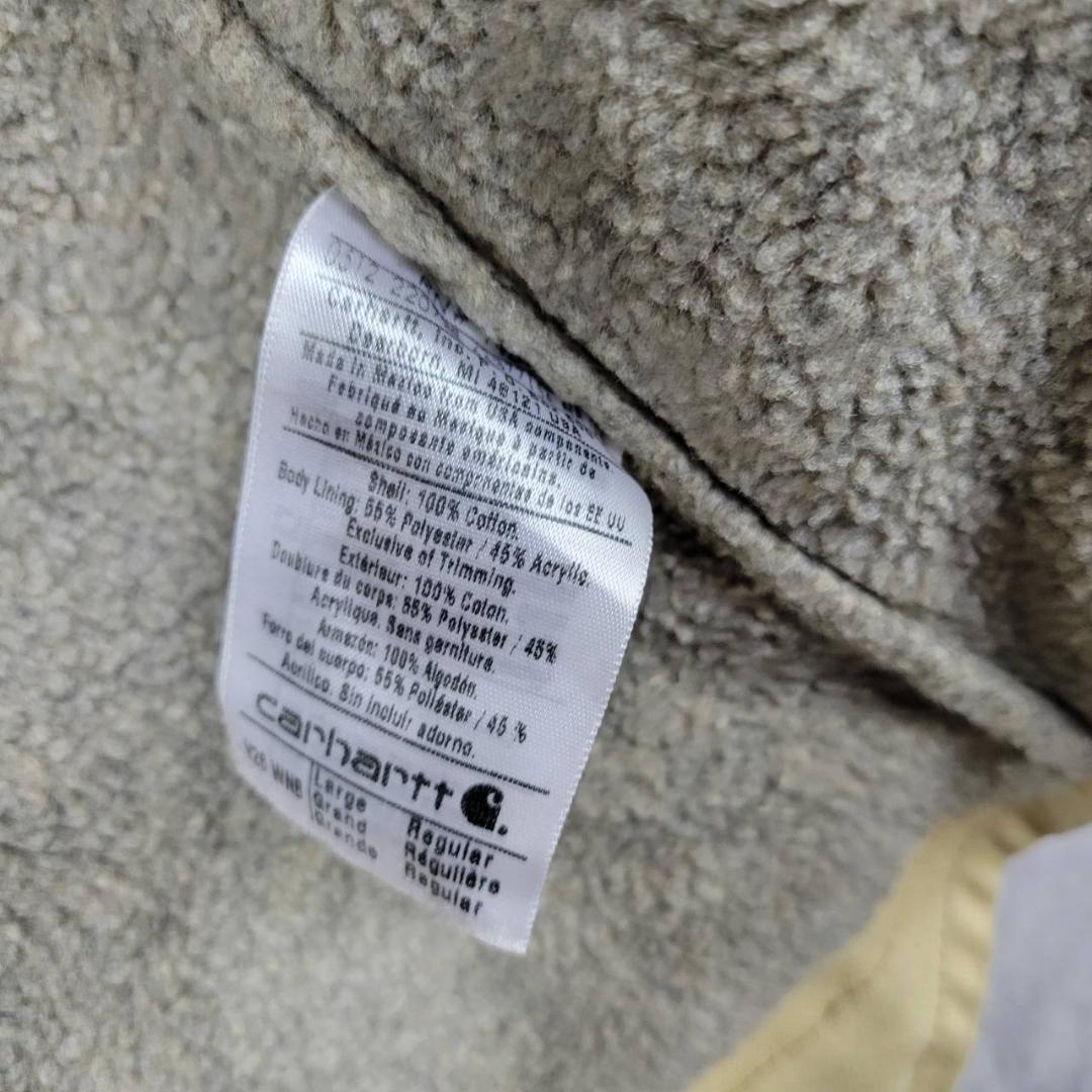 古着 90s メキシコ製 カーハート ダックジャケット ベスト ベージュ L