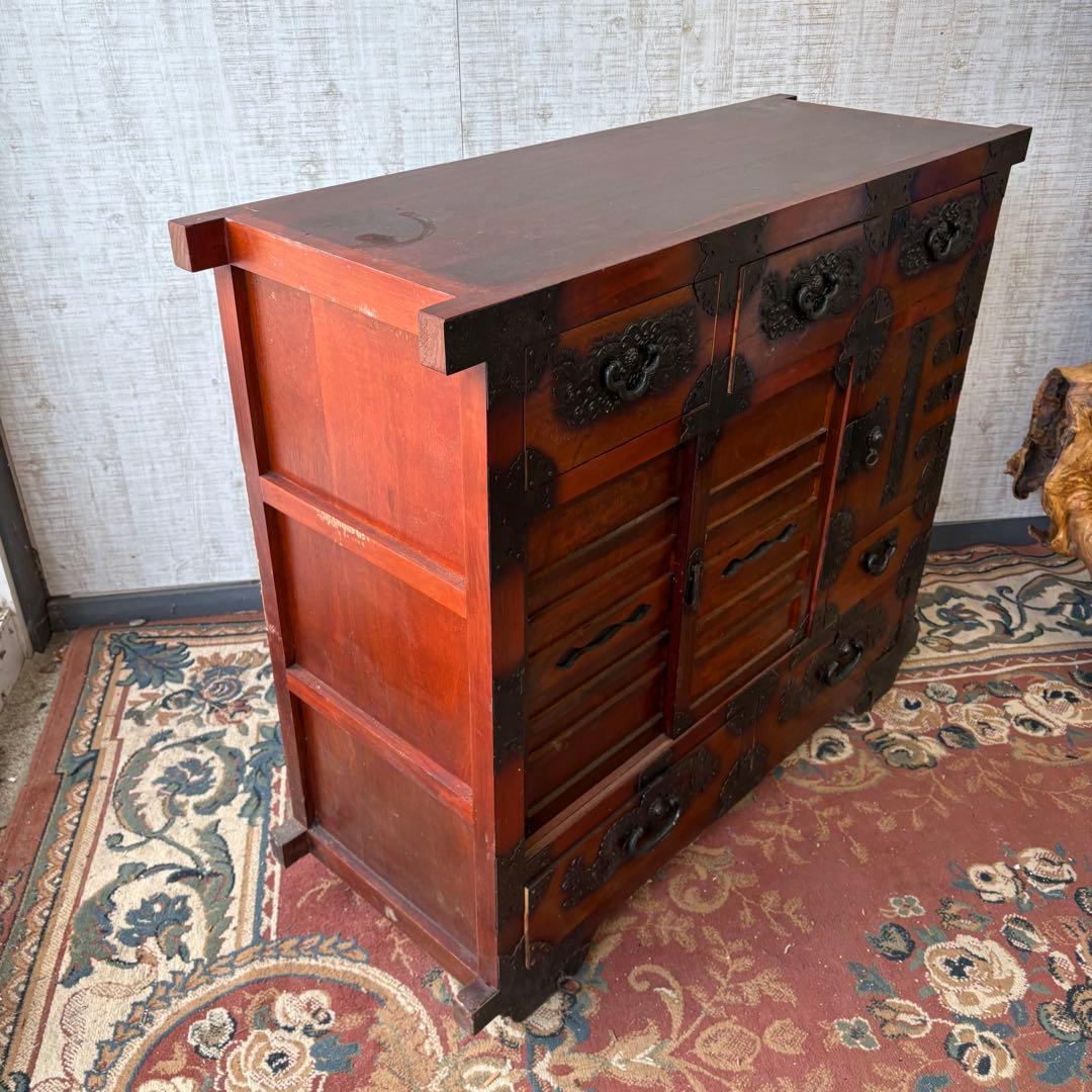 仙台箪笥 車箪笥 帳場箪笥 時代箪笥 民芸家具 引き出し箪笥 和箪笥 船箪笥