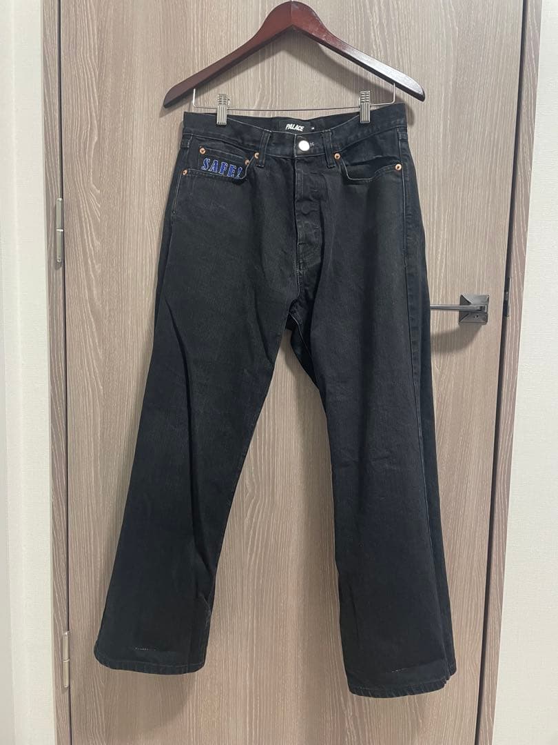 ★ぬりかべ★PALACE ブラックデニム 30