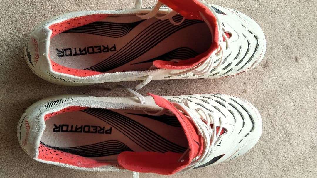 adidas Predator Elite AG 26cm ホワイト/レッド