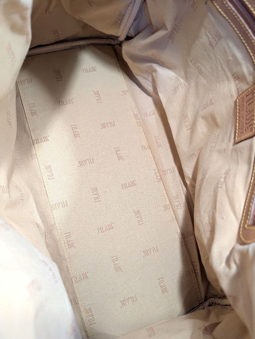 【美品】 プリマクラッセ ボストンバッグ 大容量 総柄 PVC レザー