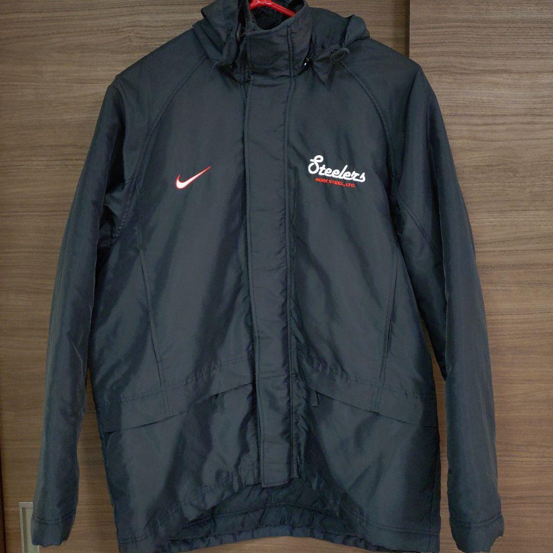 Nikeコベルコ神戸スティーラーズベンチコートXL☆レア美品☆神戸製鋼ラグビー