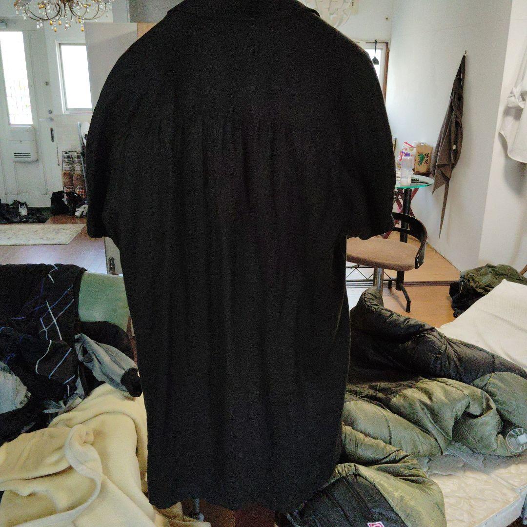 Yohji Yamamoto ブラック 半袖コート サイズ3