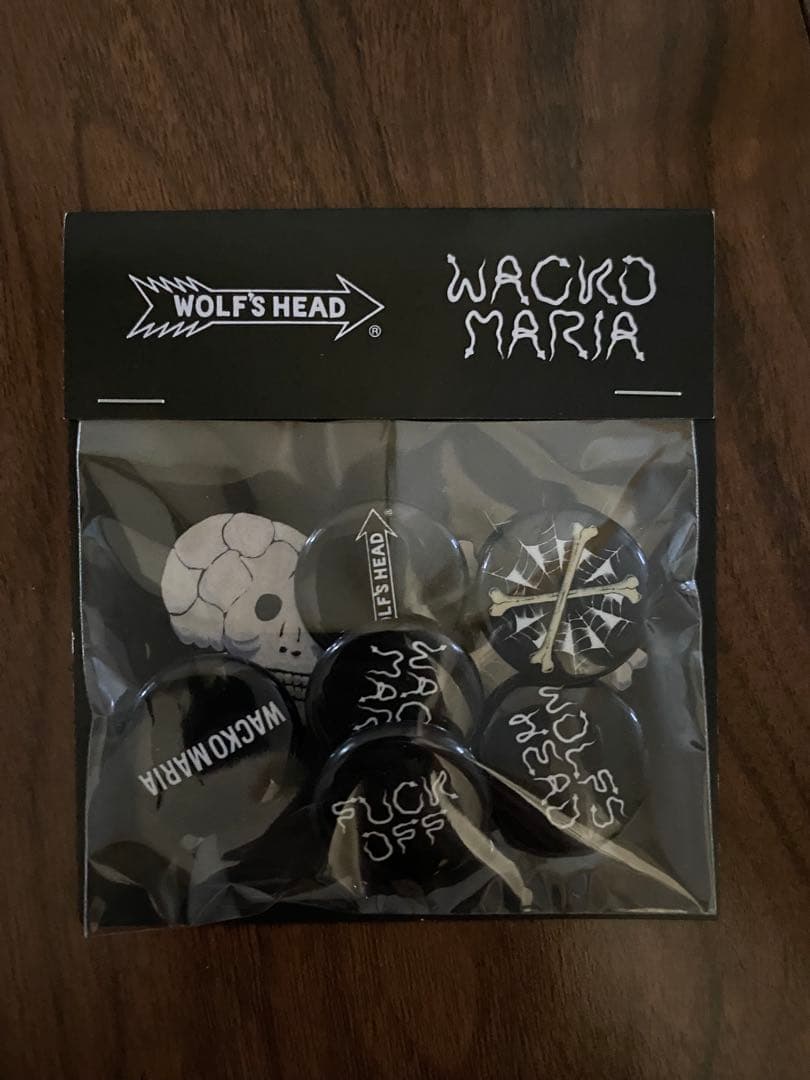 WACKOMARIA x WOLF'S HEAD バッジセット　ウルフズヘッド