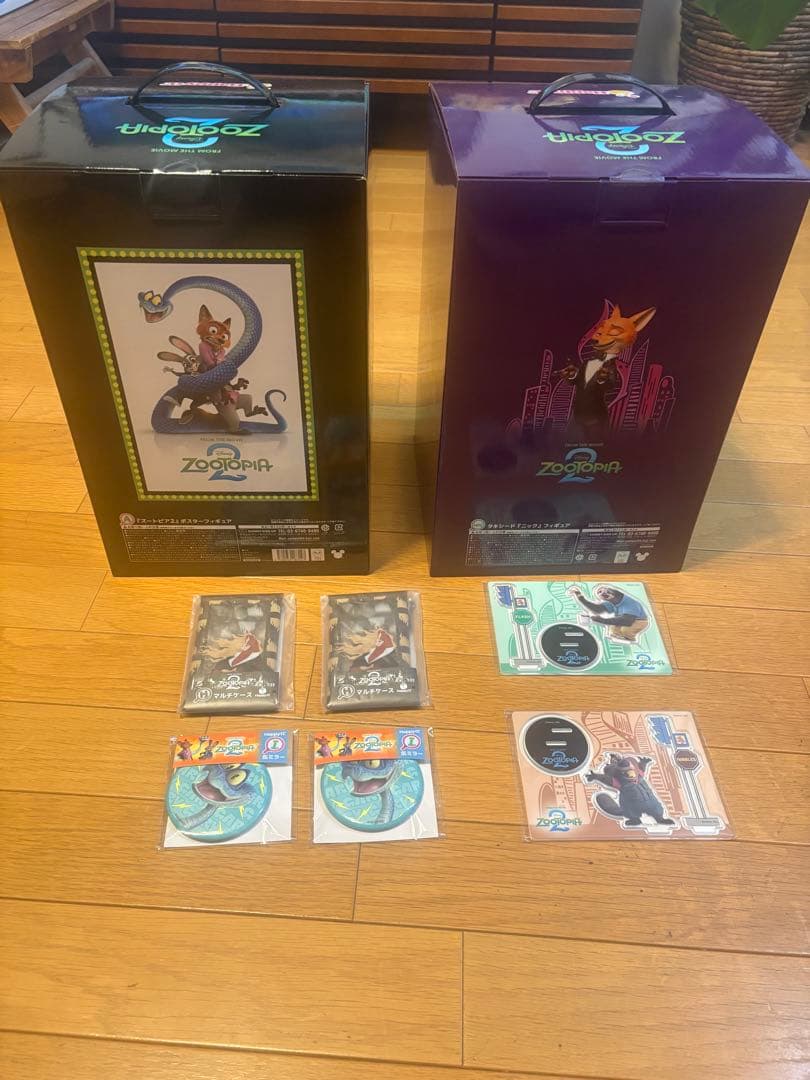 【オマケ付き】ズートピア ニック・ワイルド & ジュディ・ホップス フィギュア