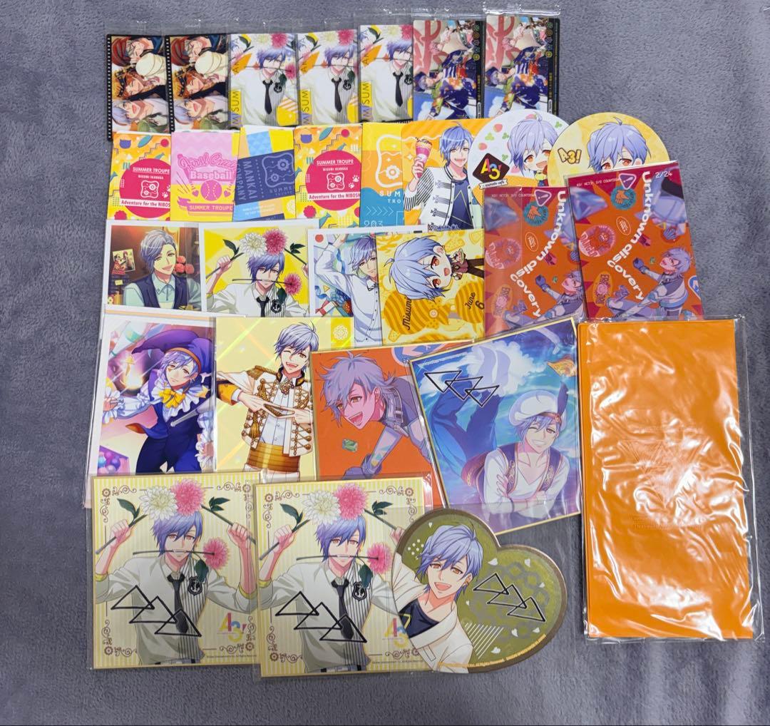 A3! 斑鳩 三角 缶バッジ アクスタ 140点＋紙類