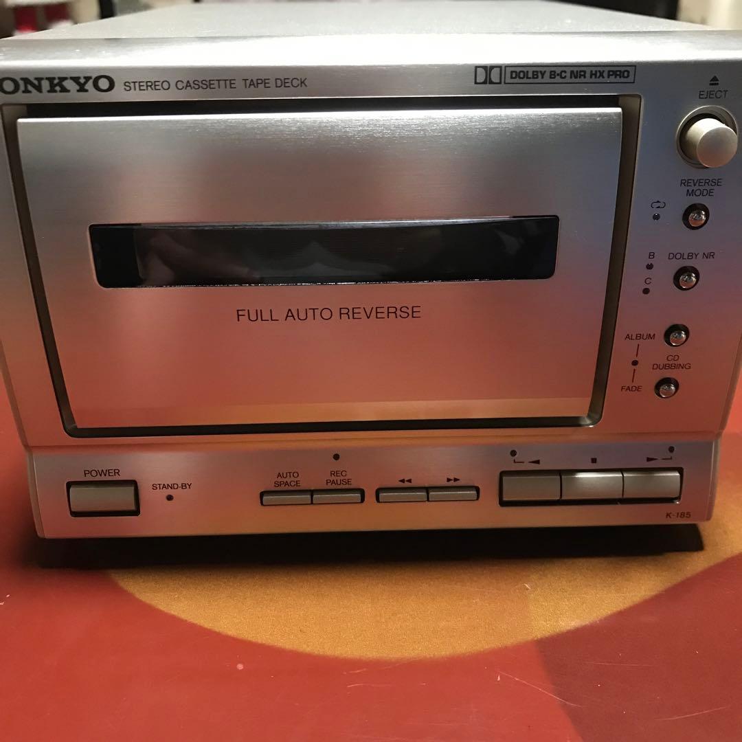 ONKYOカセットテープデッキK-185カセットデッキオンキョーオーディオ