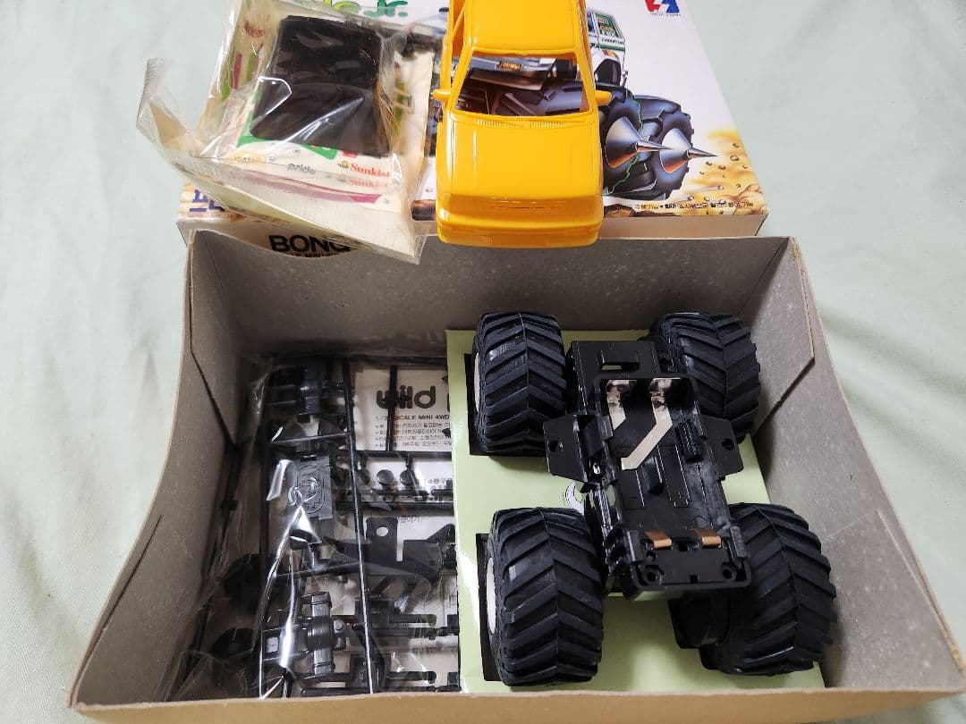 起亜プライド(初代フェスティバ)ワイルドミニ4駆(韓国製)未組立 セミナー科学製