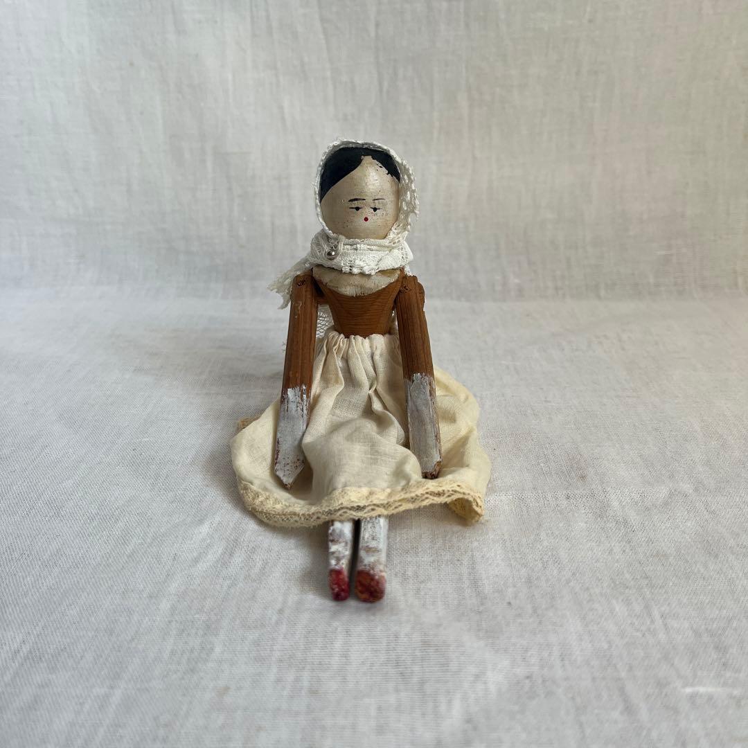 アンティーク　レア　小さい　ペグドール