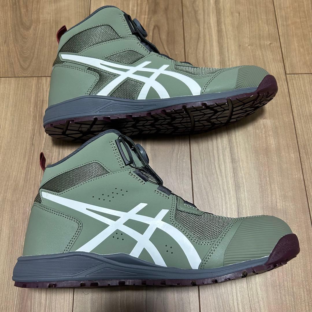 アシックス asics CP214 BOA ライケングリーン×ホワイト 27cm